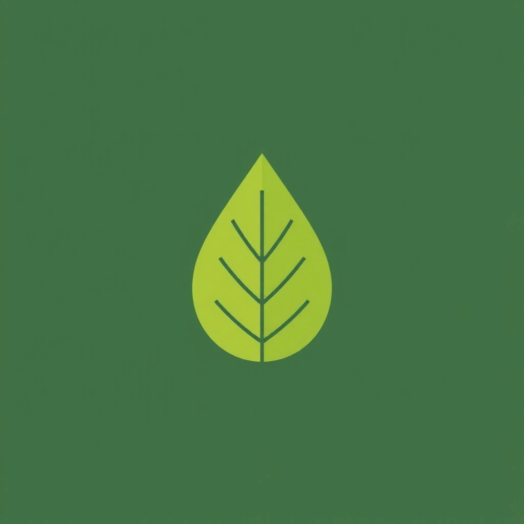 Leaf icon representing natural ingredients